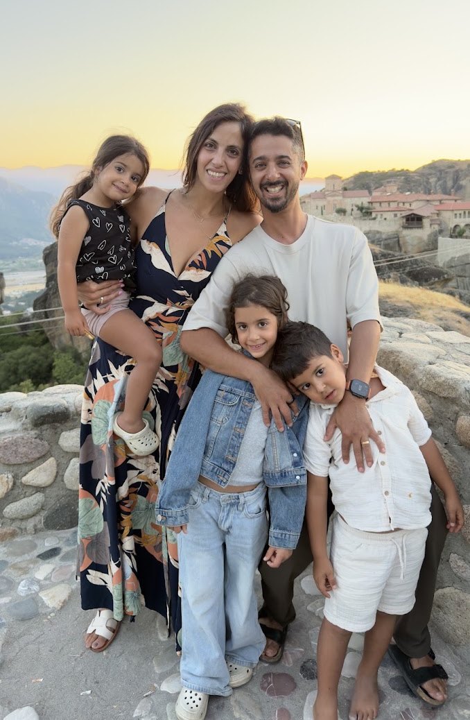 Lior Zabari with Yaeli, Omer, Aviv and Noa